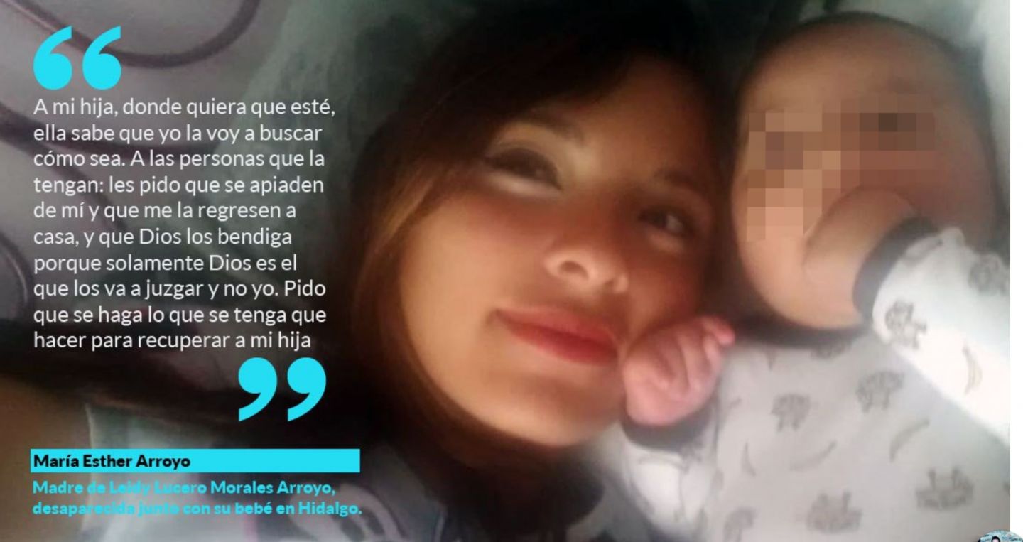Acusan a PGJ Hidalgo de omisa en búsqueda de madre e hija de 3 meses 