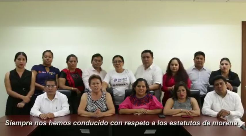 El posicionamiento de los diputados locales de Morena en Oaxaca