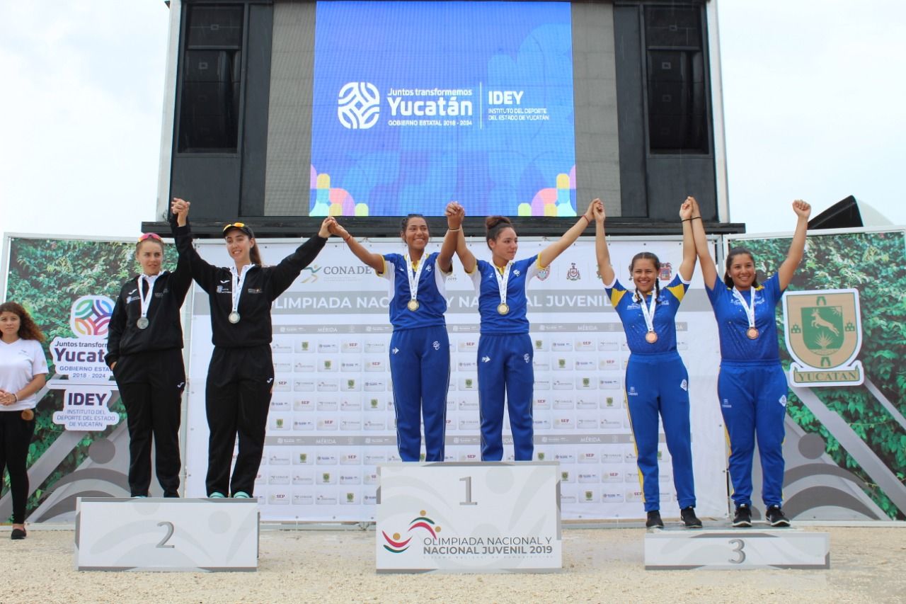 Con seis medallas cierra selección Mexiquense de remo su participación en Olimpiada Nacional juvenil 2019
