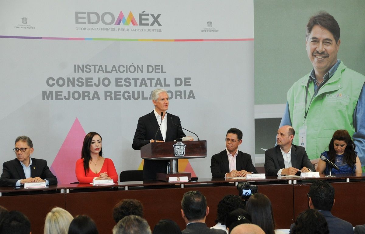 Del Mazo instala  Consejo Estatal de Mejora Regulatoria para fomentar apertura  de negocios en Edoméx 