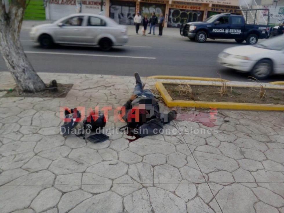 ¡Perra suerte! 
Se le atraviesa un perro y motociclista pierde la vida en la México- Texcoco