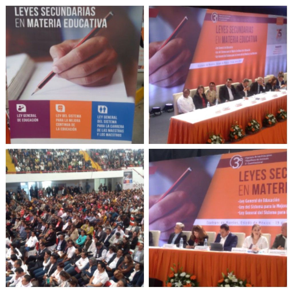 Foro Regional Leyes Secundarias en Materia Educativa desarrollado en Ecatepec.