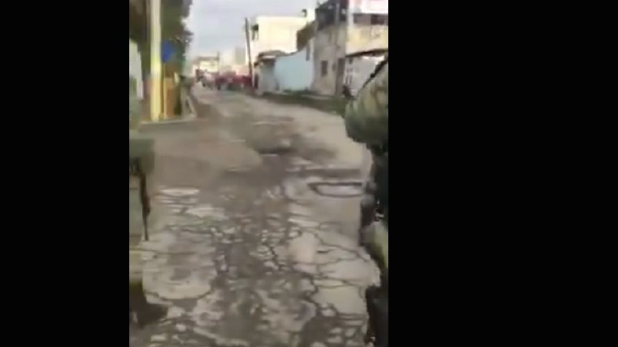 Elementos del Ejército Mexicano son agredidos en Puebla