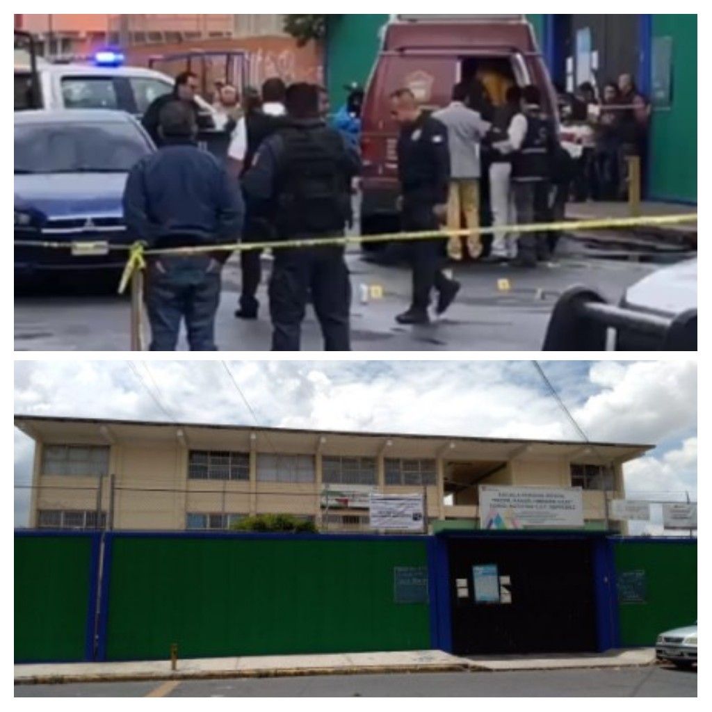 Niño de 8 años y un adulto, mueren luego de una  balacera frente a su escuela en Nezahualcóyotl
