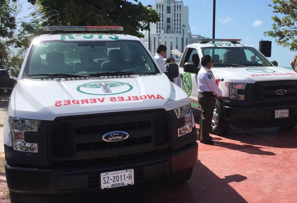 Recibe Sectur tres vehículos para para los Ángeles Verdes, de parte del gobierno de Quintana Roo
