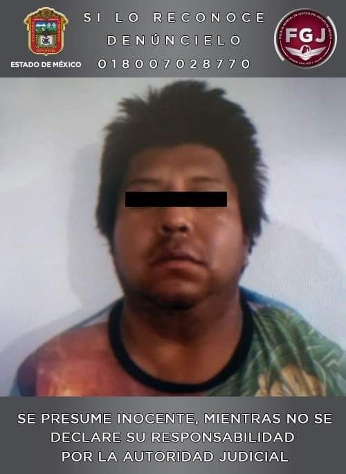 Lo detienen por feminicidio y agresión sexual de su hija de 10 meses de edad en Chalco 