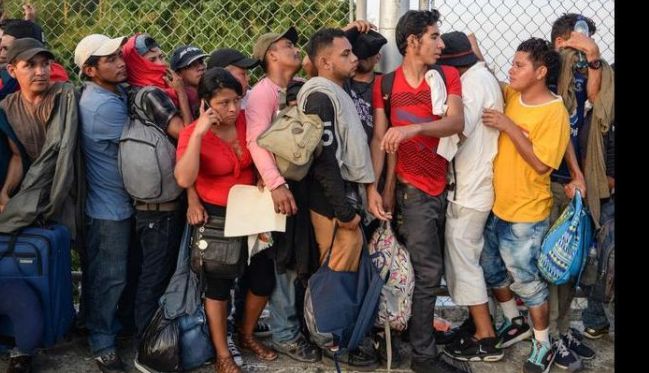 Migrantes centroamericanos son detenidos en Chiapas