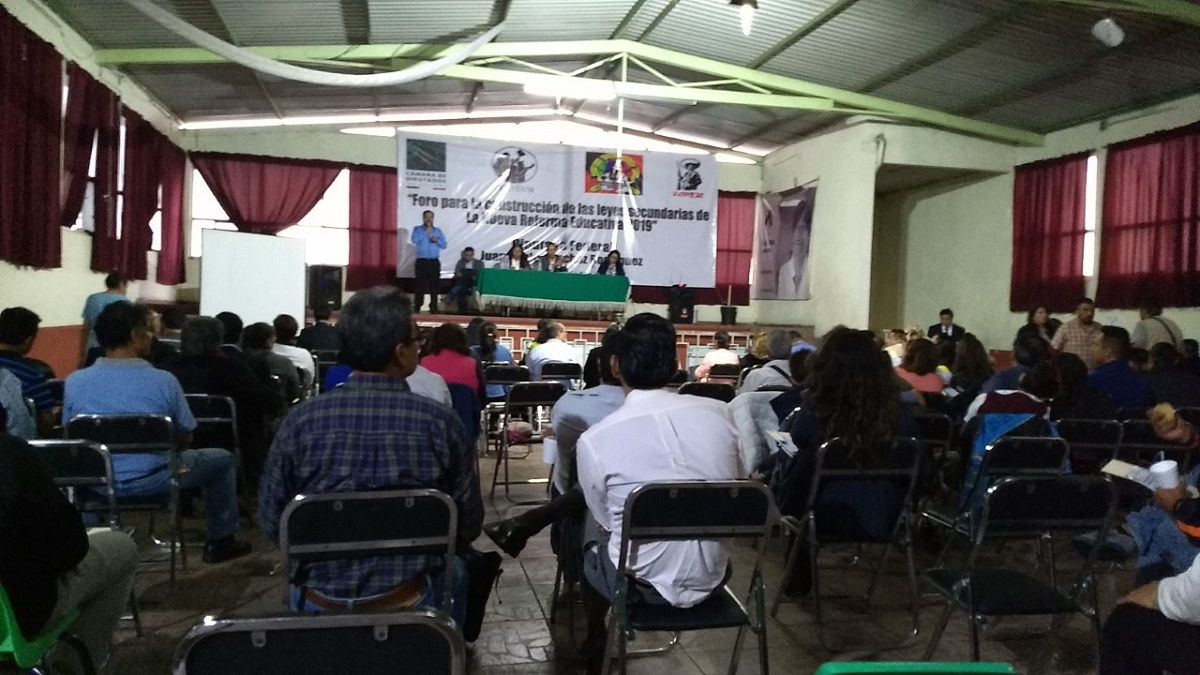 
Amplia participaron de maestros del Estado de México en el Foro sobre la construcción de la Reforma Educativa:  dip. fed. Juan Pablo Sánchez Rodríguez 