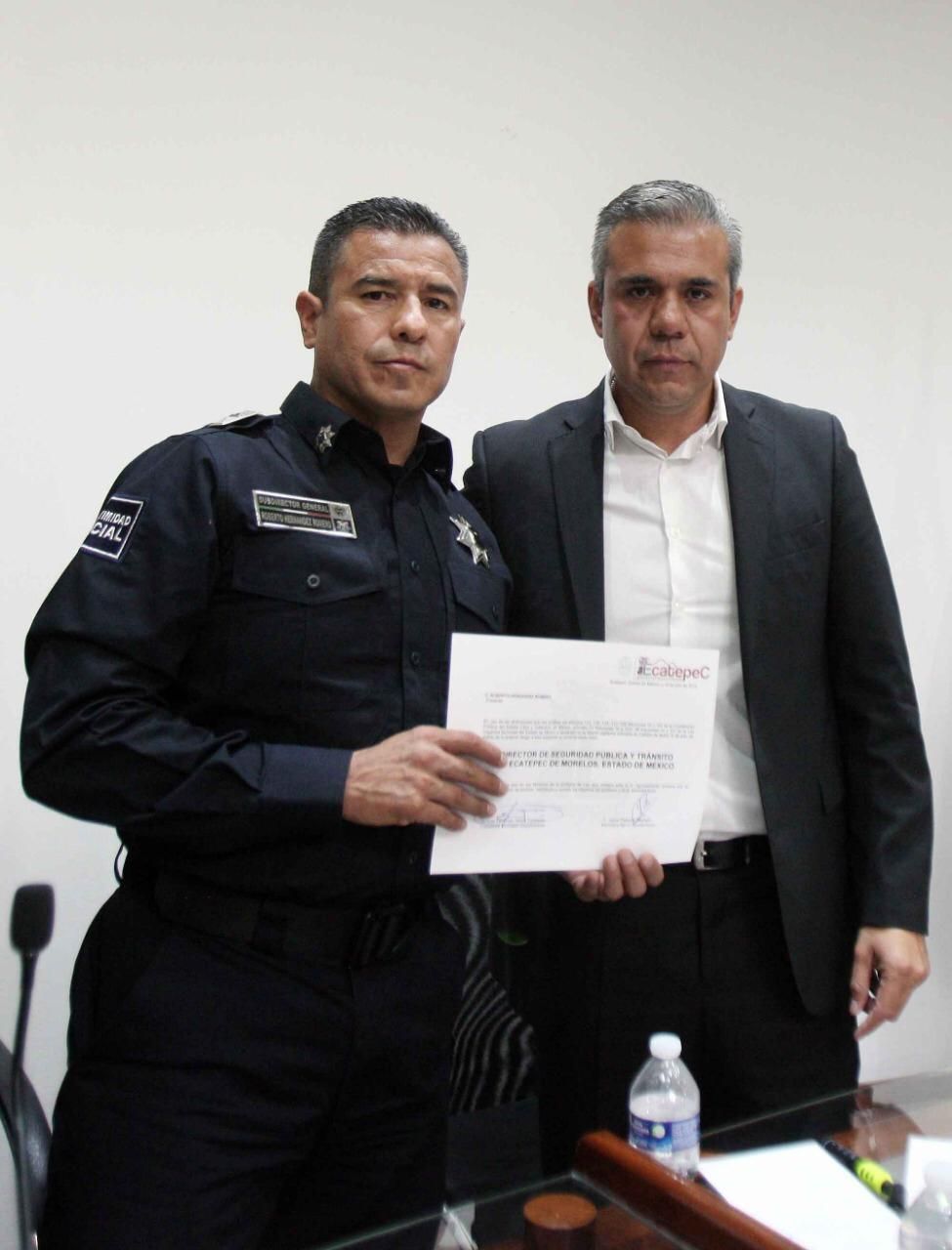 Designa Cabildo a Roberto Hernández Romero como director de Seguridad Pública y Tránsito de Ecatepec 