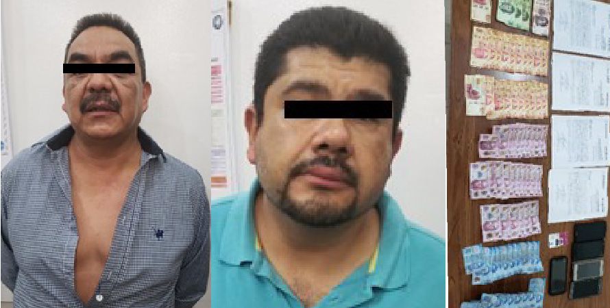 Policía  de Ecatepec detiene a dos sujetos por extorsión; uno es agente federal en activo