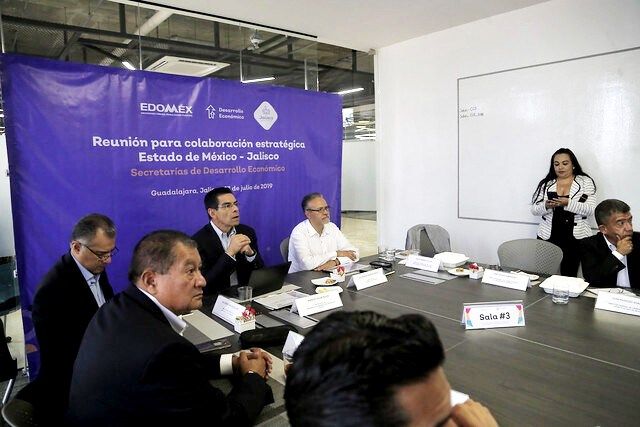 Las Secretarias de Desarrollo económico del Edoméx y Jalisco refuerzan alianza