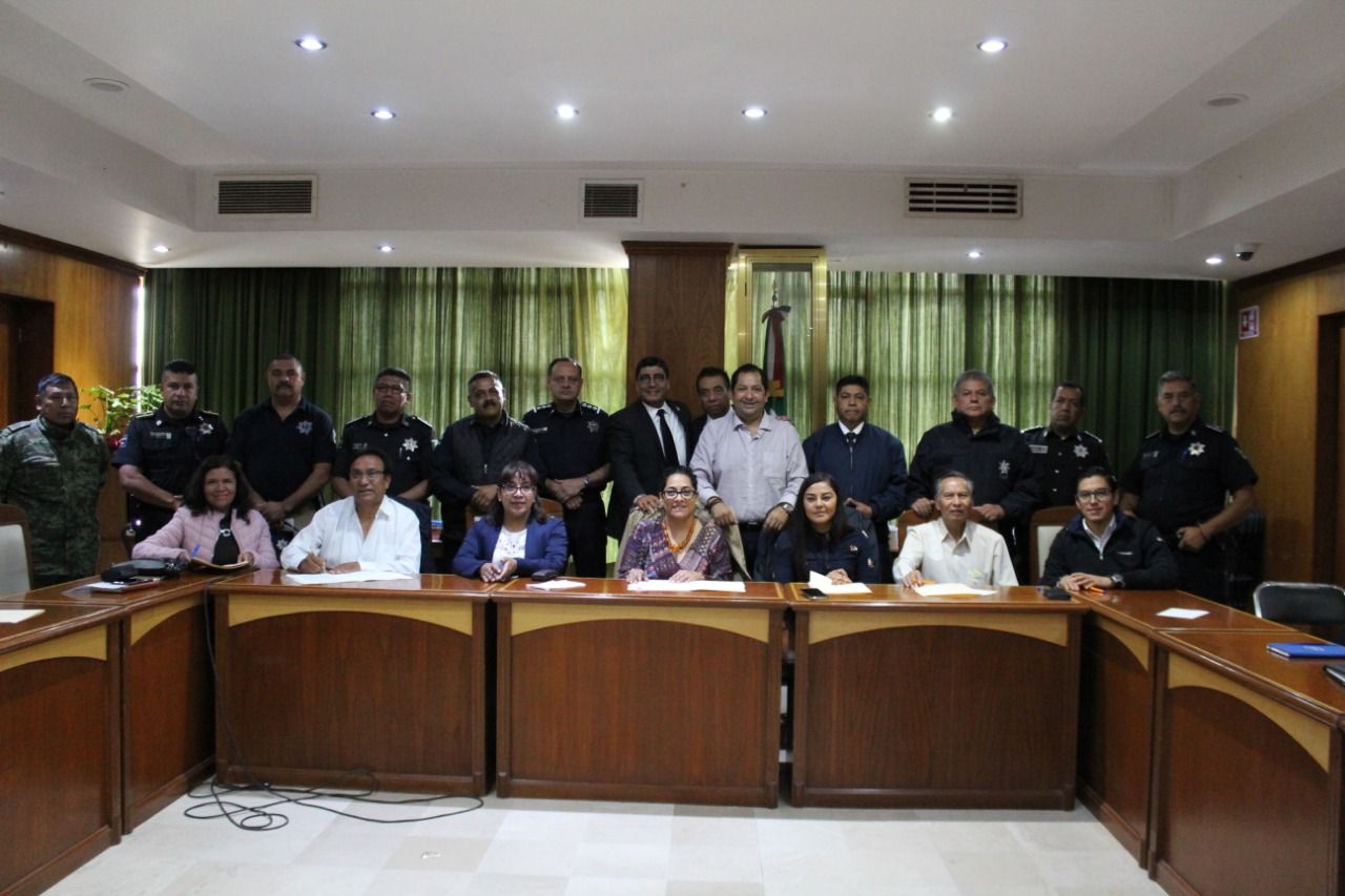 Municipios de la región de Texcoco firmaron convenio de colaboración intermunicipal en seguridad