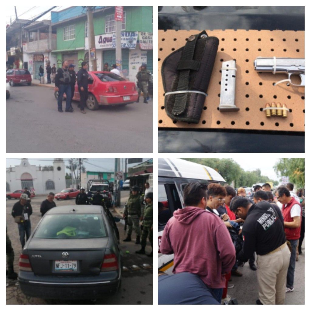 41 detenidos en operativo rastrillo en municipios del Edomex