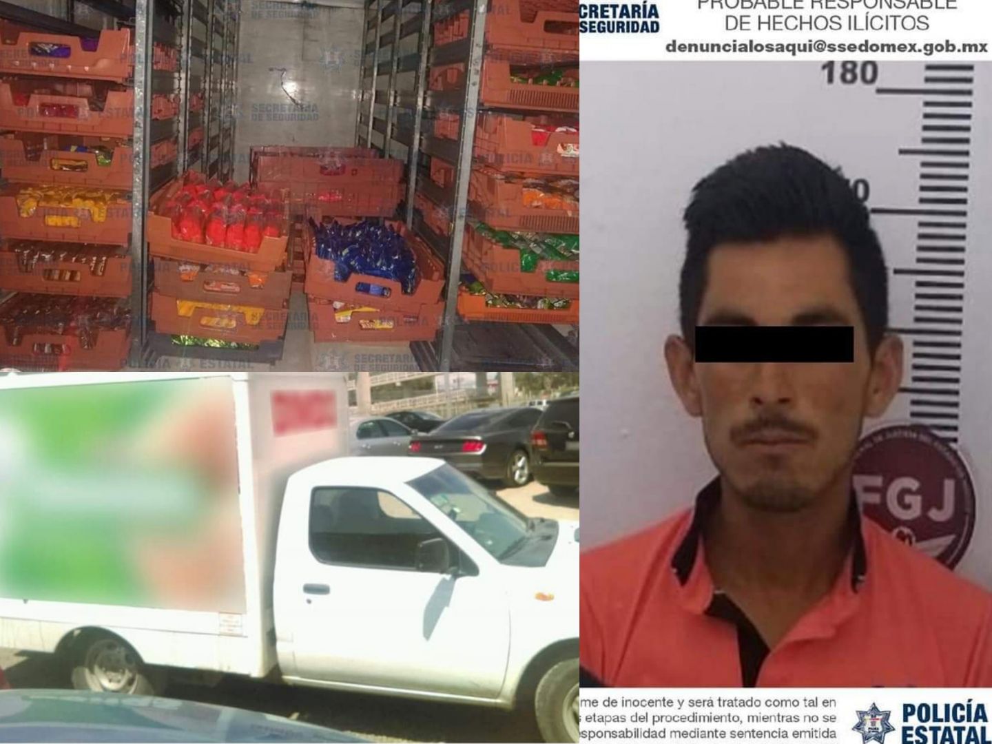 Detienen a "El Brayan" por robo de camioneta que distribuye pan en Tecámac 
