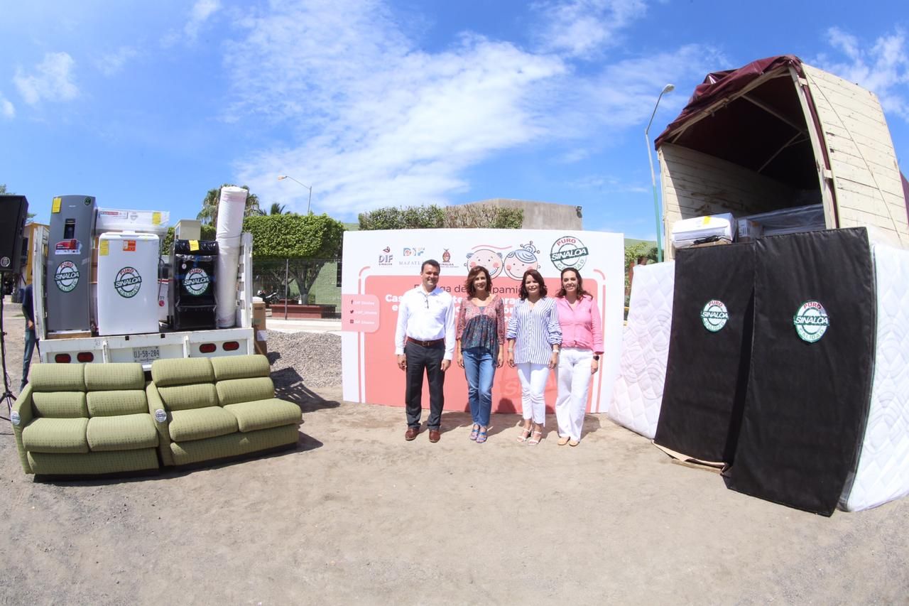 Rosy Fuentes entrega equipamiento a la casa ’Corazón Eterno’ en Mazatlán
