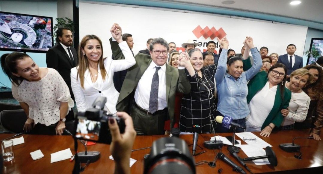 El Grupo Parlamentario de Morena, elige a Mónica Fernández Balboa presidenta de la Mesa Directiva
