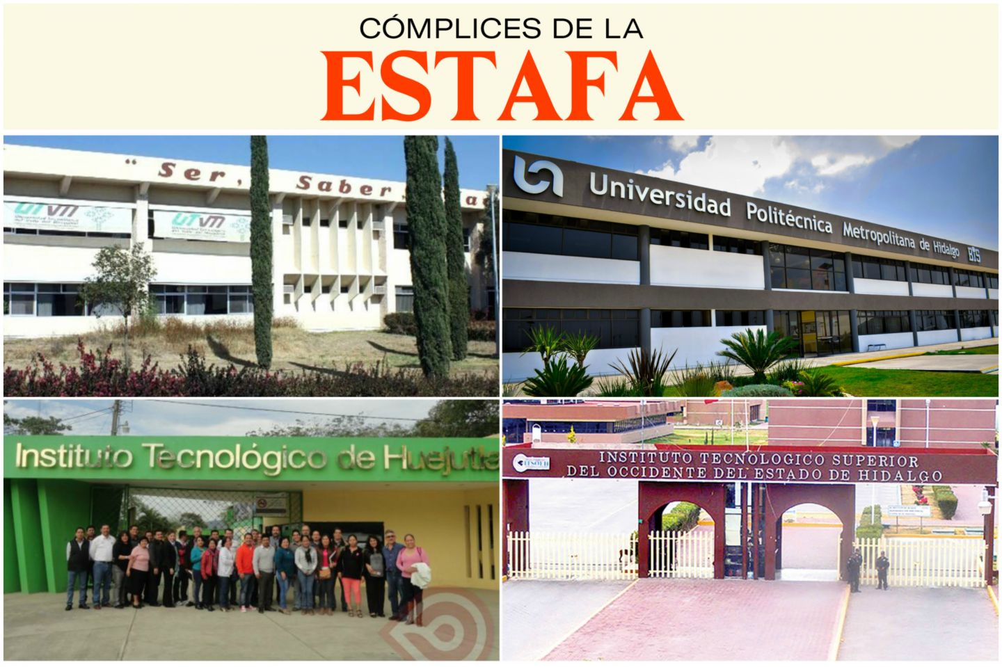 Hay 4 universidades hidalguenses más en Estafa Maestra: desviaron 229 millones