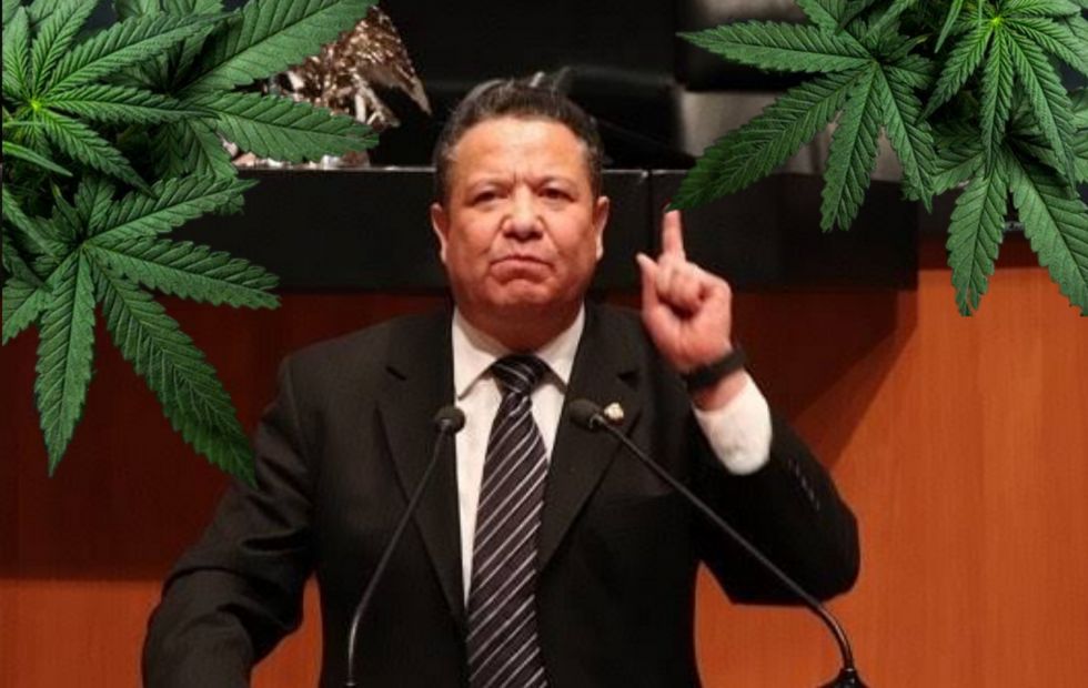 Julio Menchaca presenta iniciativa para uso recreativo de la marihuana 