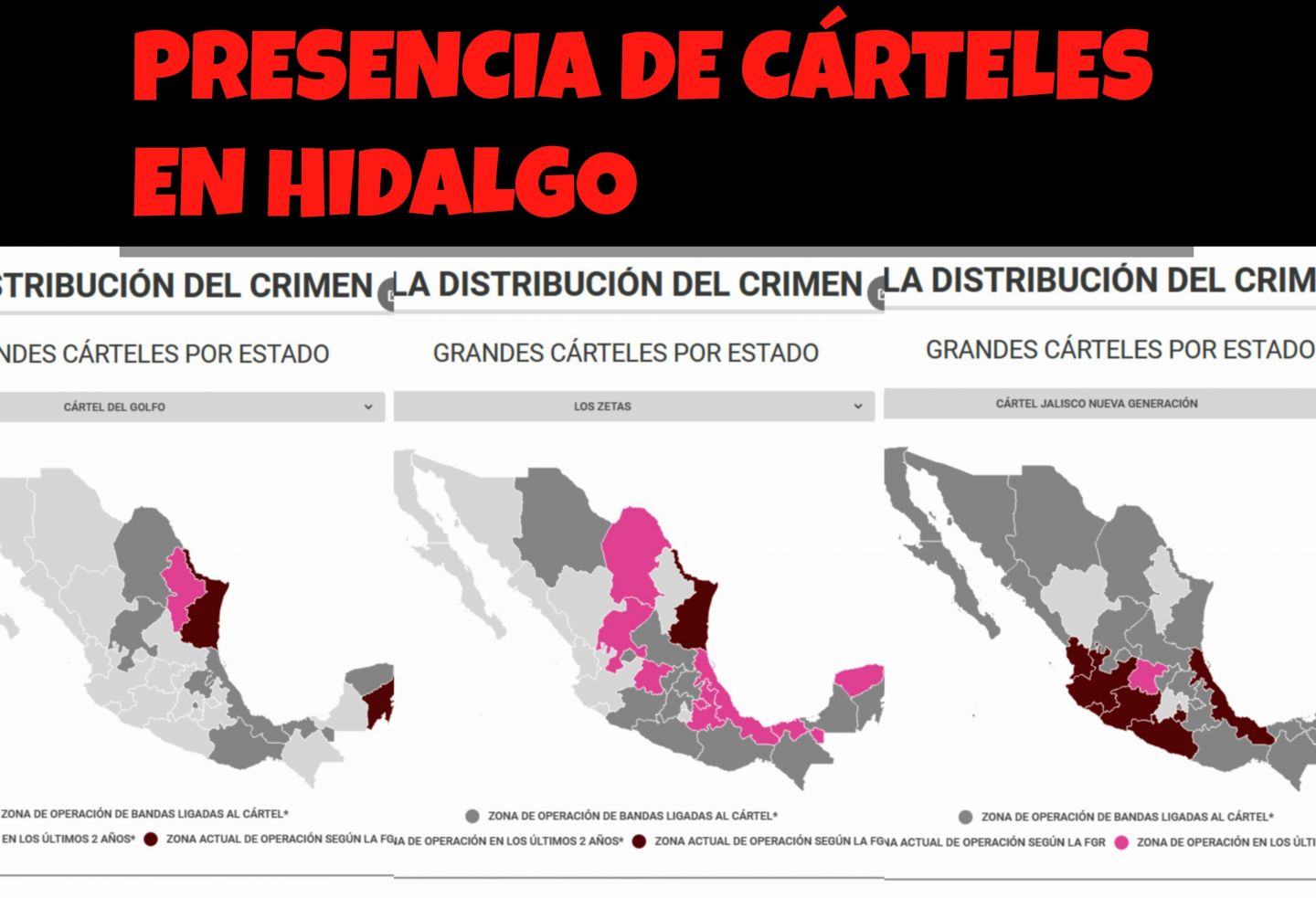 En Hidalgo operan 3 cárteles de la droga: Ravelo