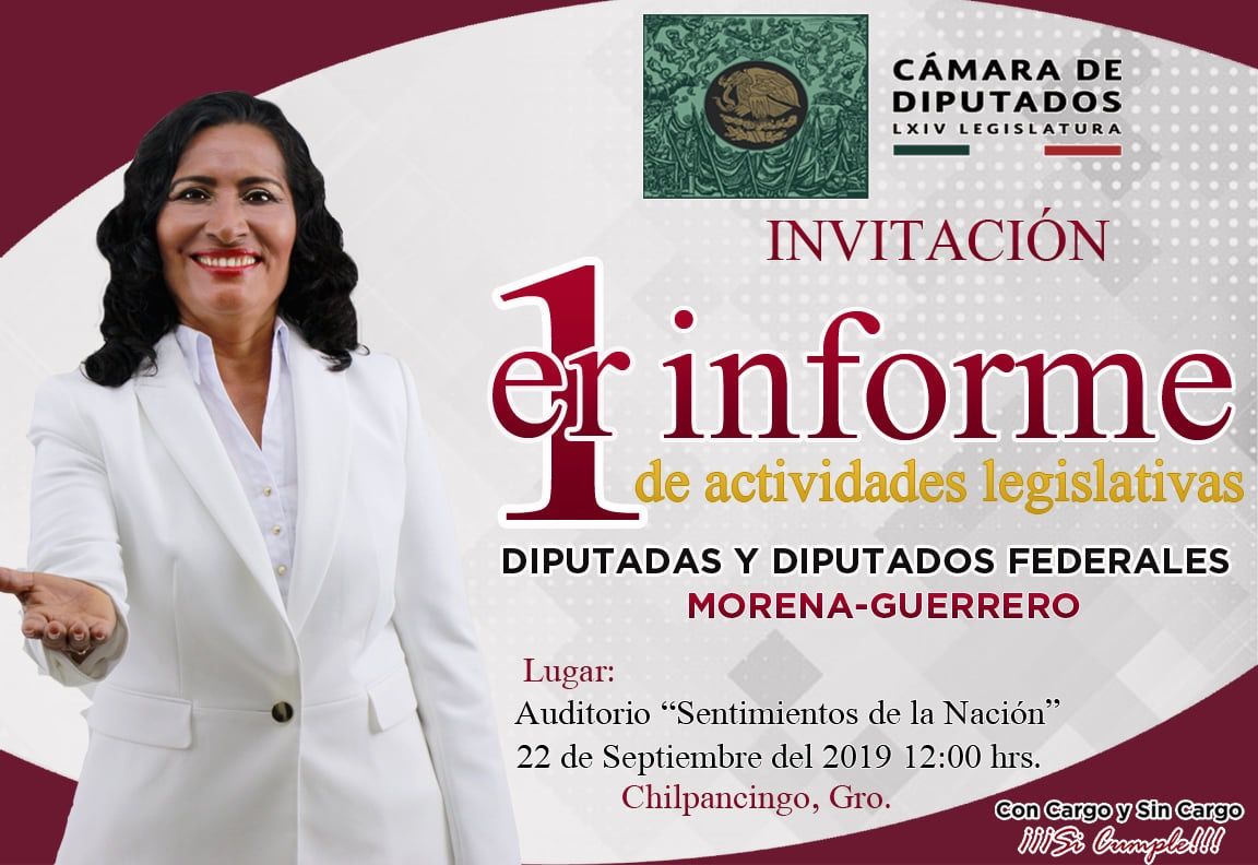 Invita Abelina López a su Primer Informe de Labores 