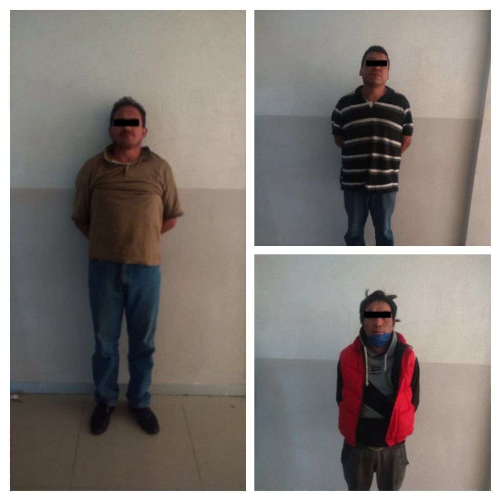 Captura Policía municipal a tres presuntos ladrones en Texcoco