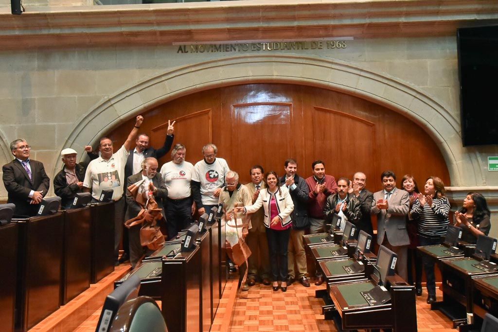  ¡Ni perdón ni olvido!, Legislatura Mexiquense rinde homenaje al movimiento estudiantil de 1968 