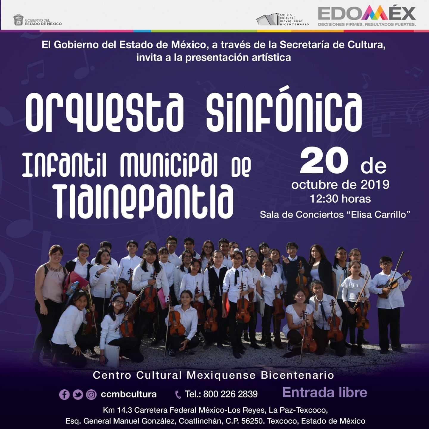 Buscan impulsar en Texcoco talento musical de niñas, niños y jóvenes