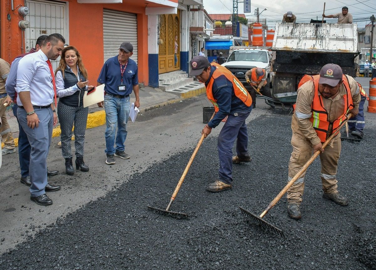 Con 8 mil toneladas de asfalto se rehabilitan baches de 
Atizapán