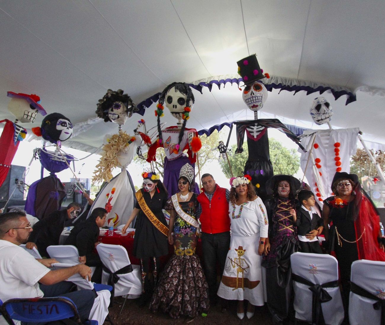 Inician festejos de Día de Muertos en Chimalhuacán