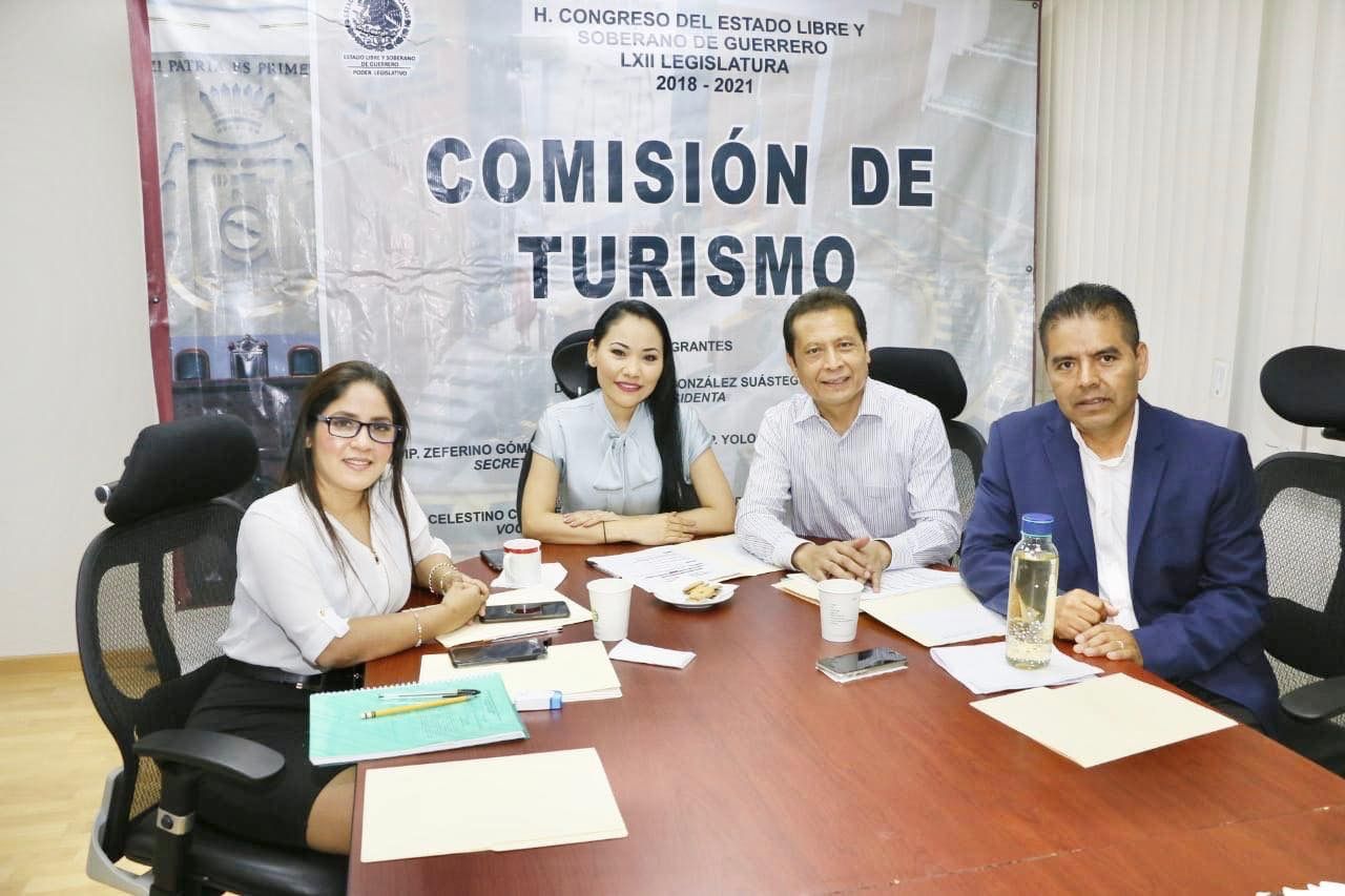 Reúne Lupita González a la Comisión de Turismo, del Congreso de Guerrero
