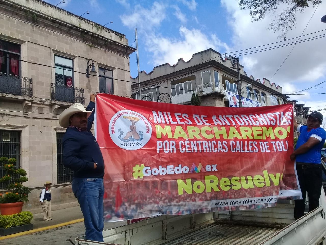 Miles de antorchistas marcharan por calles céntricas de Toluca 