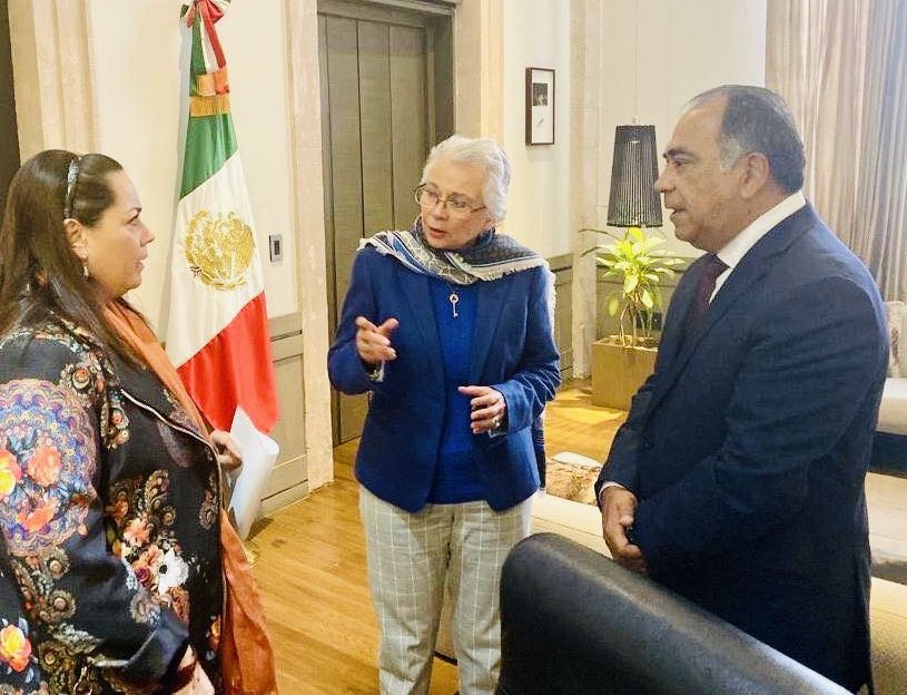 Atiende Olga Sánchez al gobernador Astudillo; abordan temas de gobernabilidad en Guerrero 