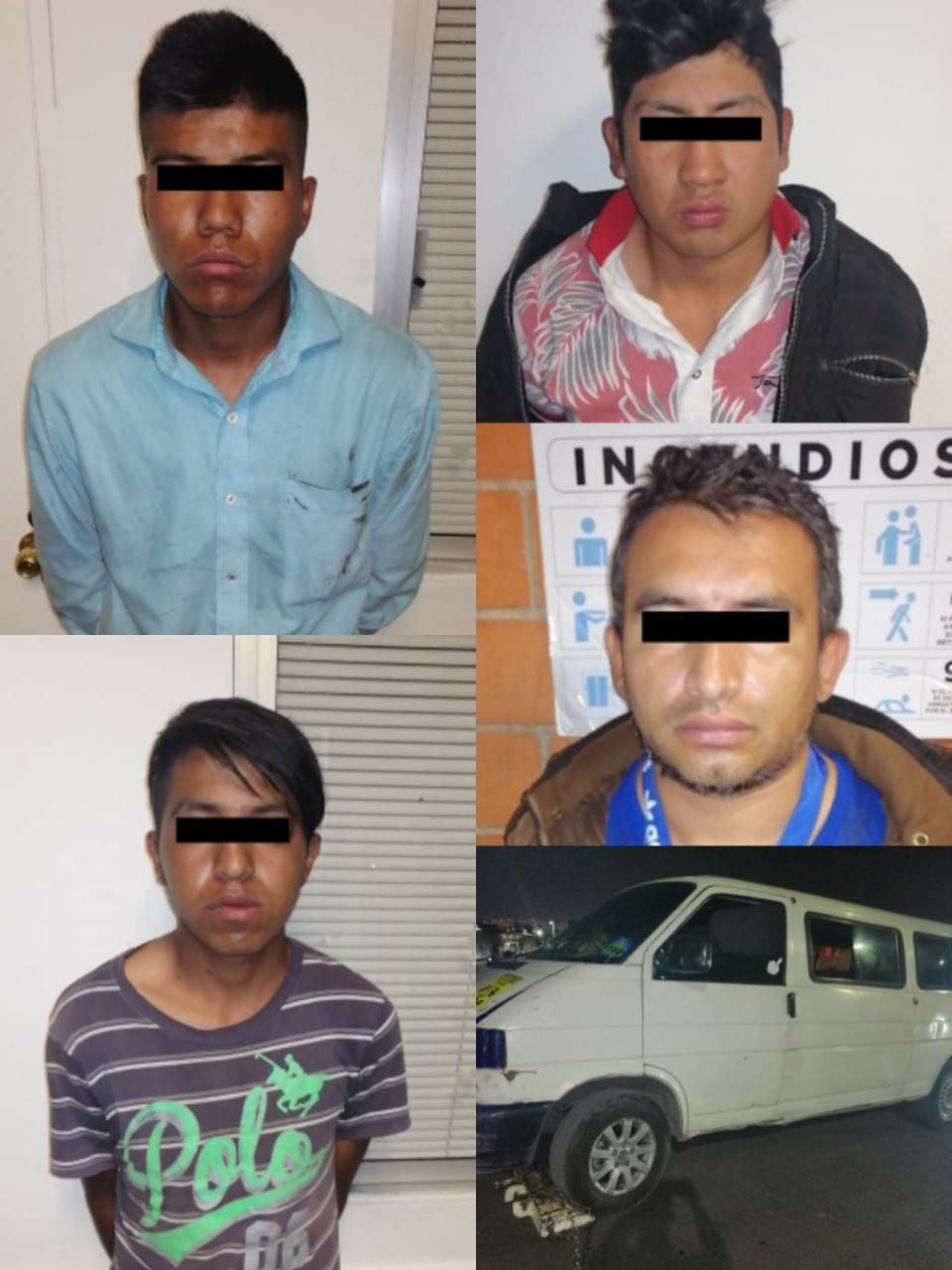Cuatro detenidos por robo a local comercial en chicoloapan