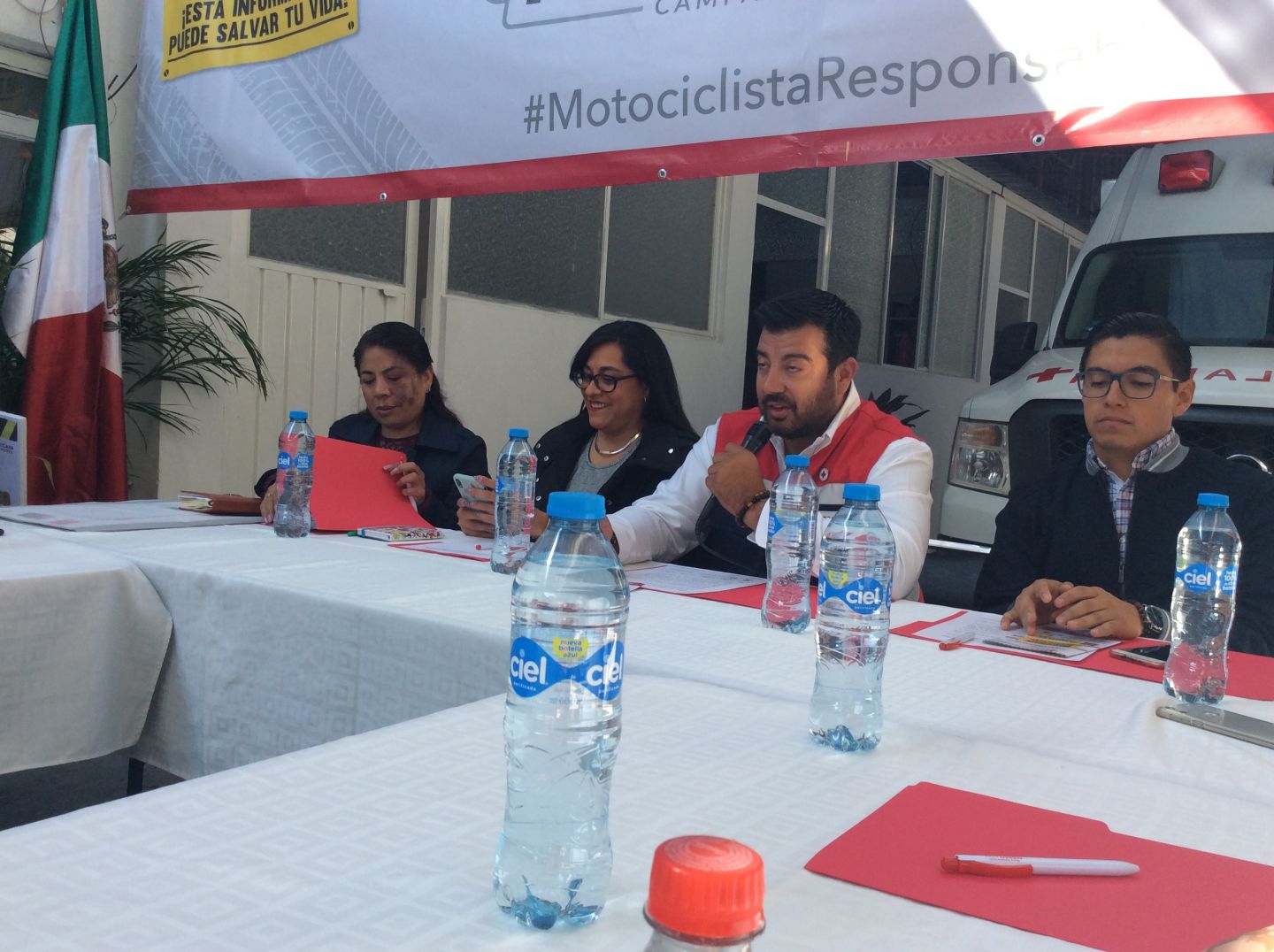 "Motociclista Haz Conciencia", programa de prevención que anuncia Cruz Roja Texcoco 