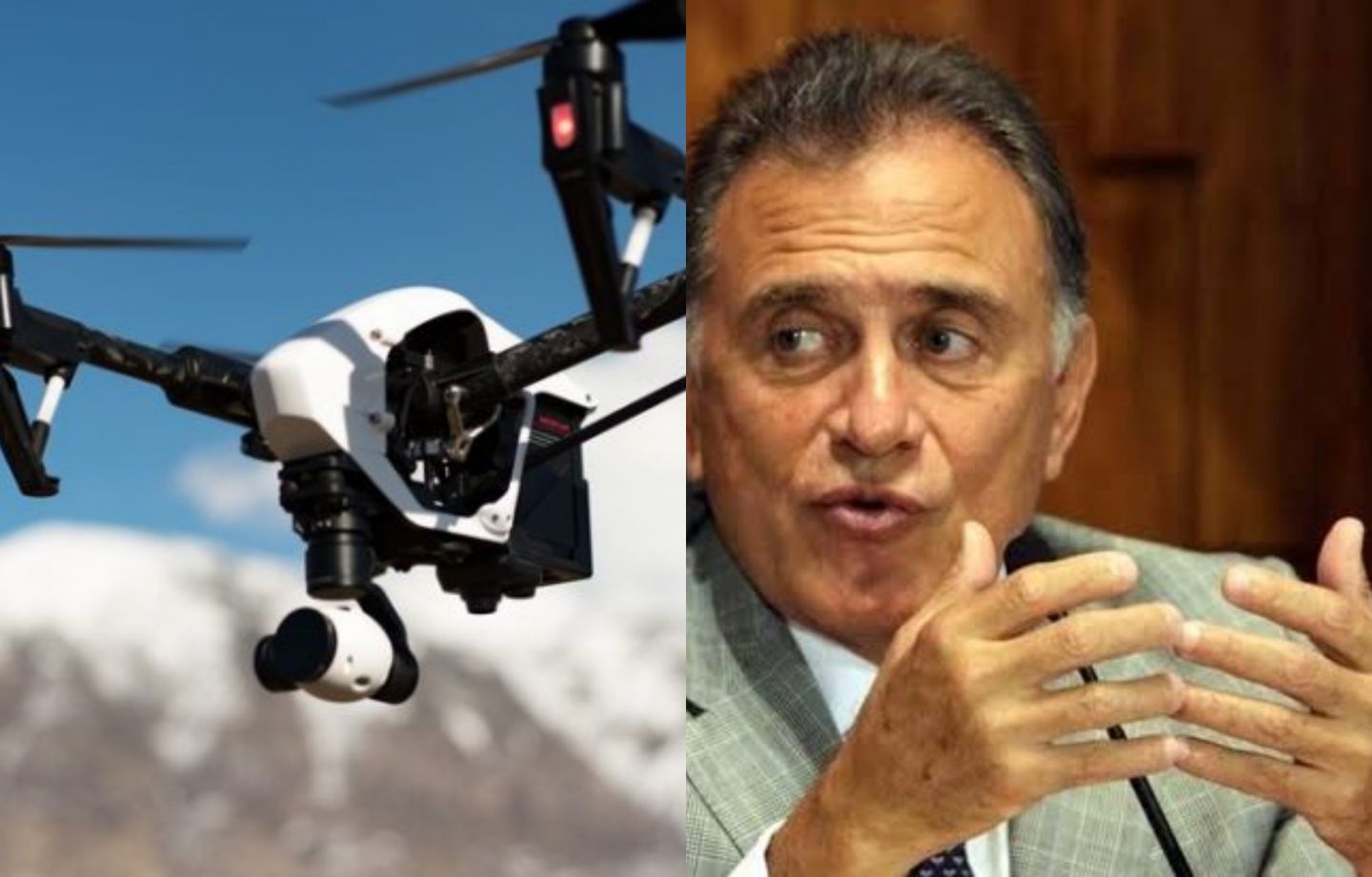 Yunes compró 10 drones "especializados" en más de 250 mil cada uno... son de juguete 