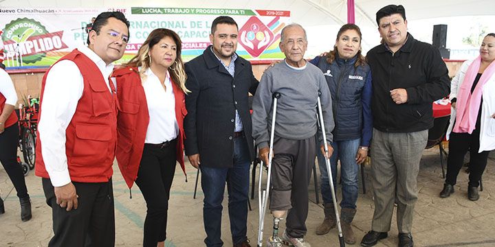 Chimalhuacan apoya a personas con discapacidad y grupos vulnerables