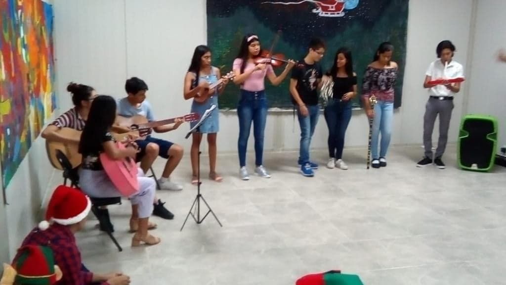 Posada y Presentación de Trabajos de los alumnos de la Escuela de Iniciación Artística Acapulco
