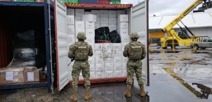 Armada de México descubre 100 kilos de cocaína    