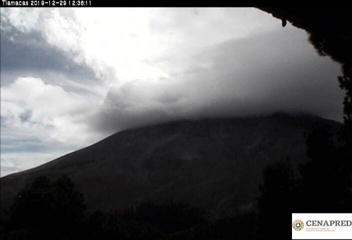 Volcán Popocatépetl continúa en semáforo amarillo fase dos 
