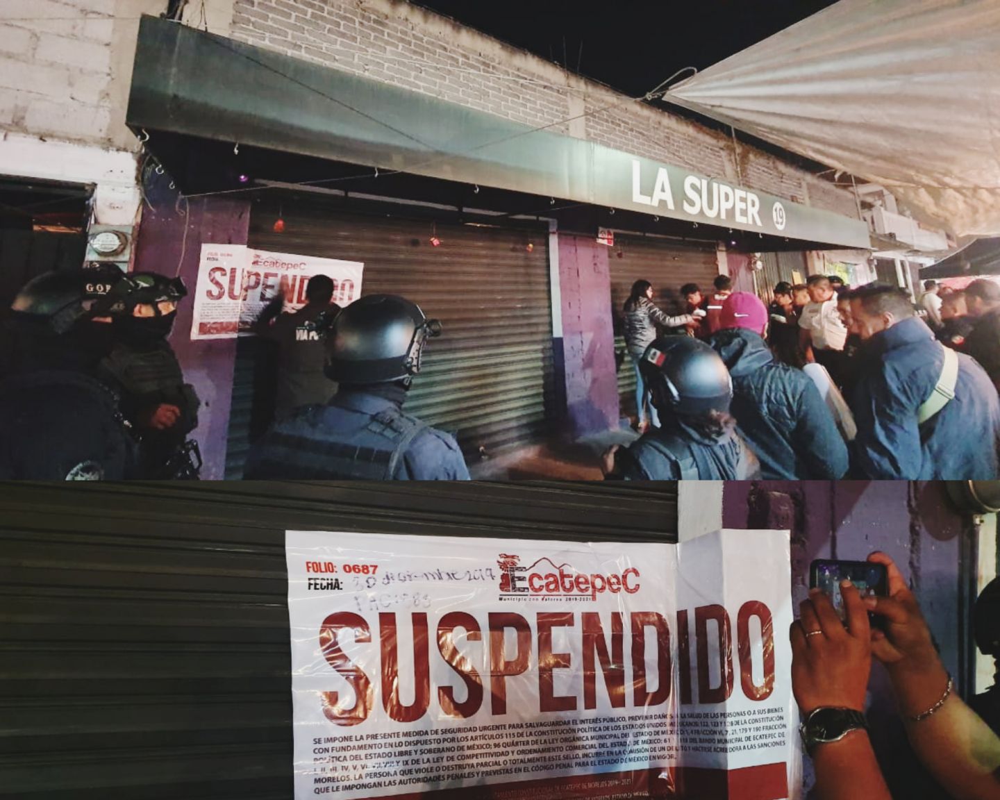 Desmantelan puestos de venta de alcohol y cerveza en tianguis de Día de Reyes en Ecatepec