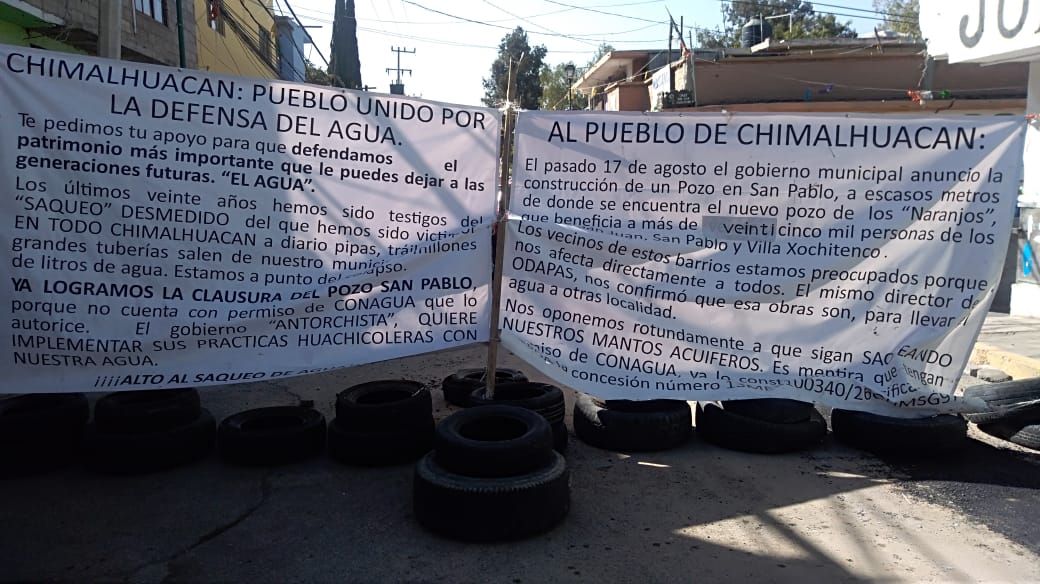 Disputa por perforación de Pozo de Agua en Chimalhuacán