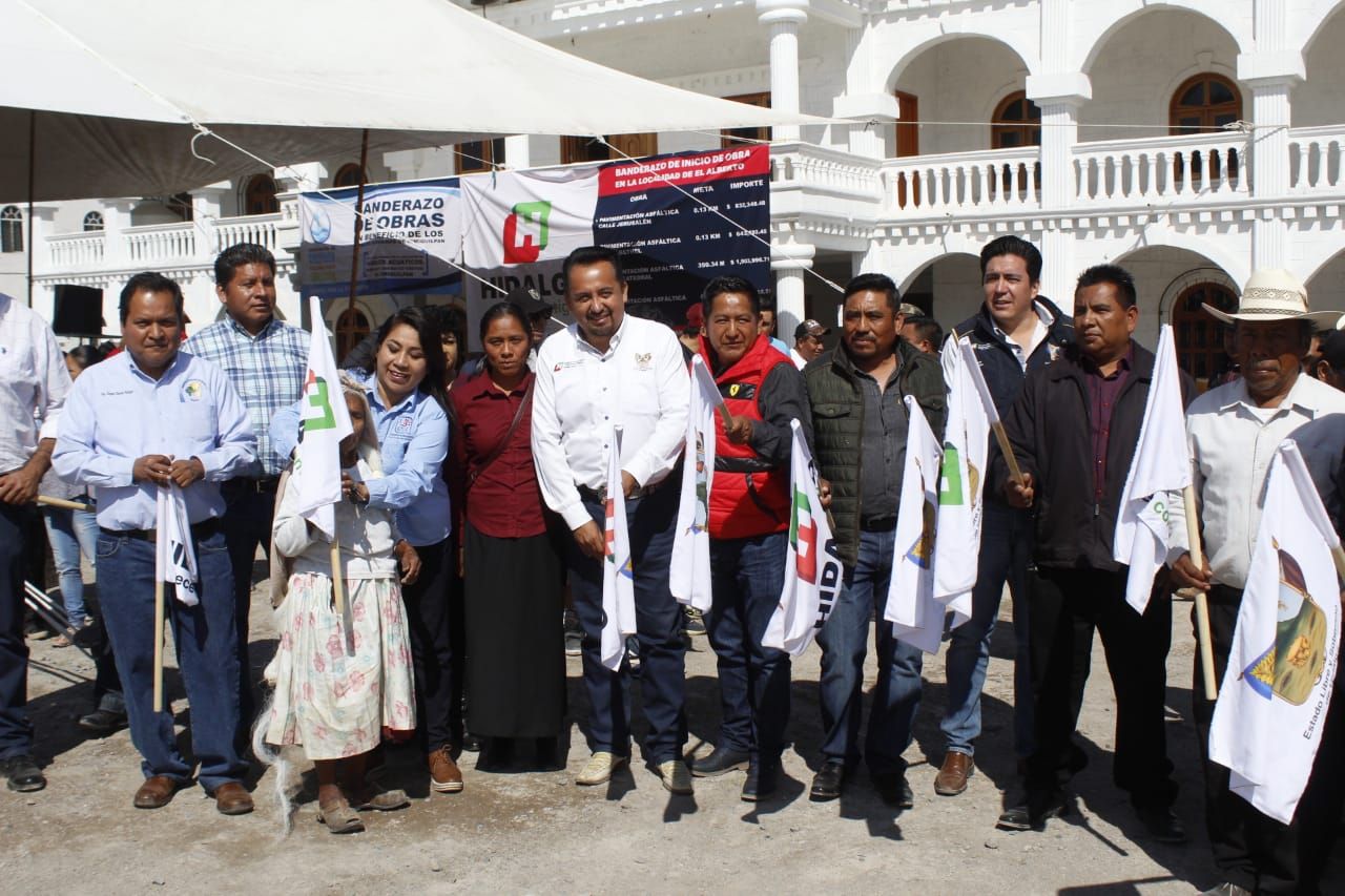 SOPOT beneficia con obras a la comunidad de El Alberto en Ixmiquilpan, Hidalgo 