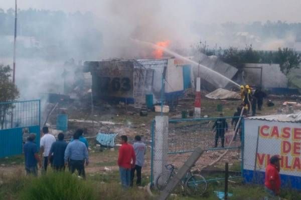 Continúa muy grave lesionada por explosión en Zumpango