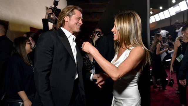 Así respondió Jennifer Aniston a la emotiva reacción de Brad Pitt en los SAG Awards
