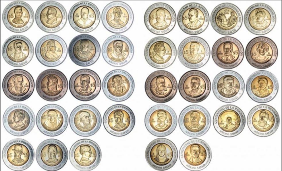Monedas de 5 pesos del Bicentenario valen hasta mil pesos
