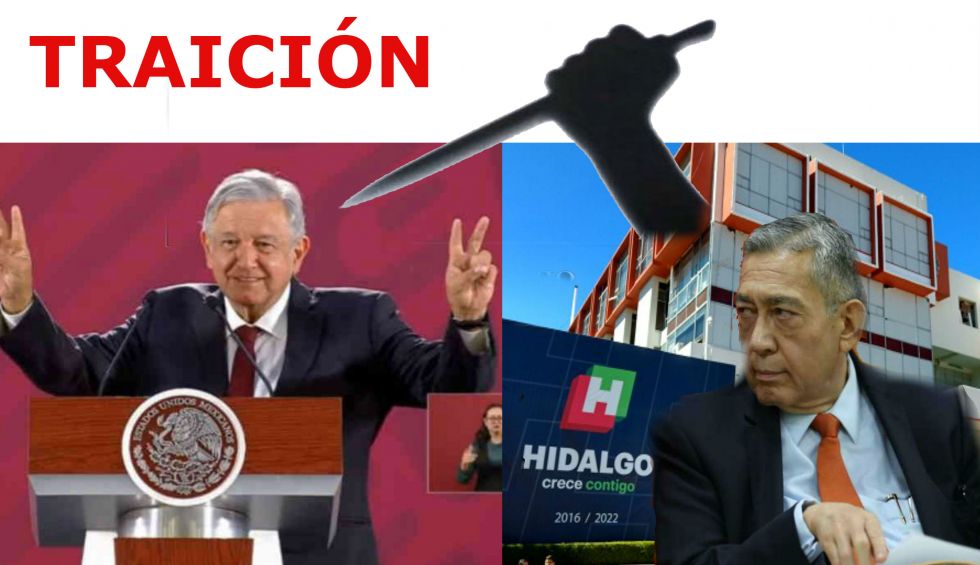 Apuñala Gobierno de Hidalgo a AMLO por la espalda: alborotadores obedecen a Simón Vargas (AUDIO)