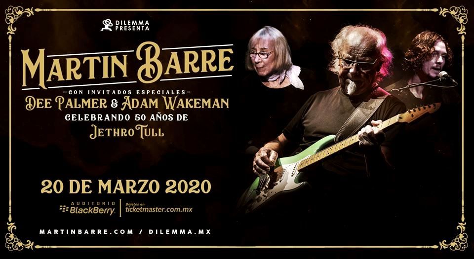 Martin Barre celebrará 50 años de Jethro Tull en México