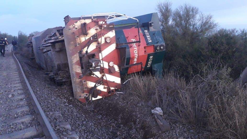 Fatal accidente ferroviario deja muertos en Sonora.