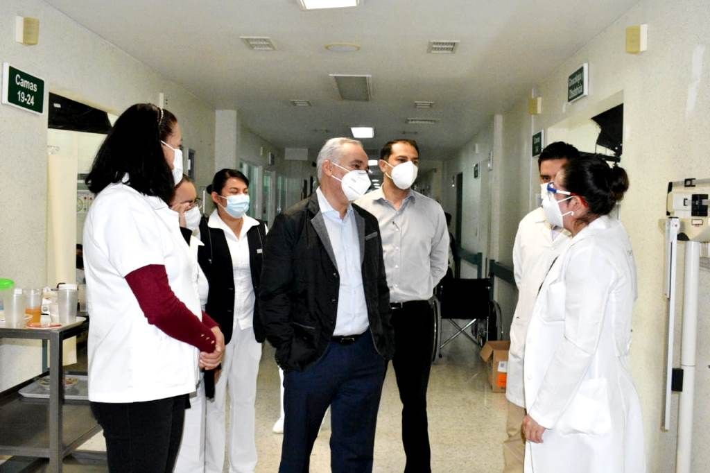 El secretario de salud recorre los hospitales del ISEM de la zona norte de la entidad