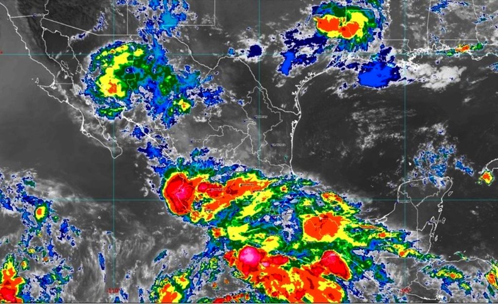 Pronostican lluvias puntuales intensas en Chiapas, Oaxaca y el sur de Veracruz